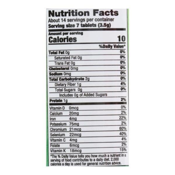 Pines International Organic Wheat Grass - 500 mg - 100 Tablets - Image 3