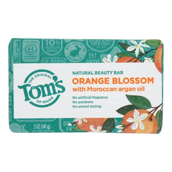 Tom's of Maine Beauty Bar - Orange Blossom - Case of 6 - 5 oz - Image 2