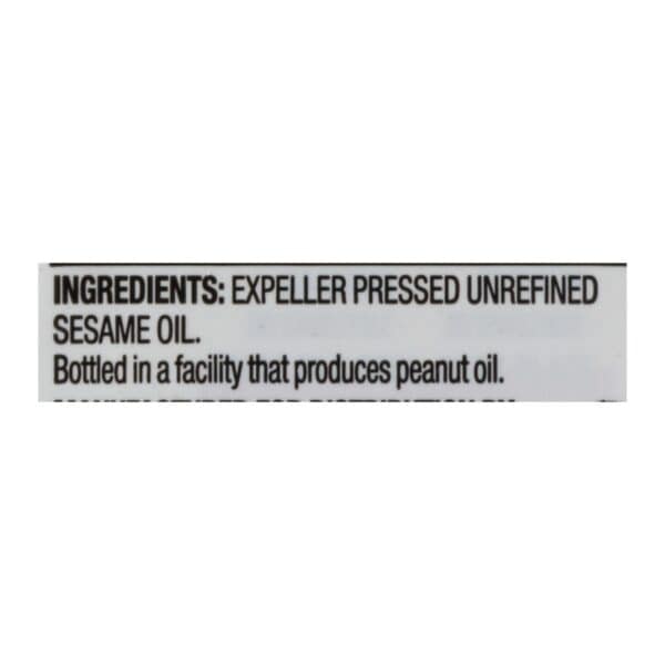 Spectrum Naturals - Sesame Oil Unrefined - Case of 12 - 16 FZ - Image 3