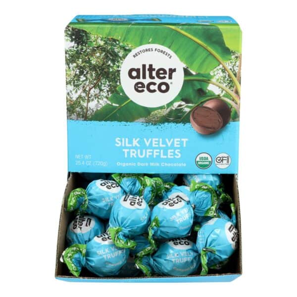 Alter Eco Americas Organic Truffles - Velvet - .42 oz - Case of 60