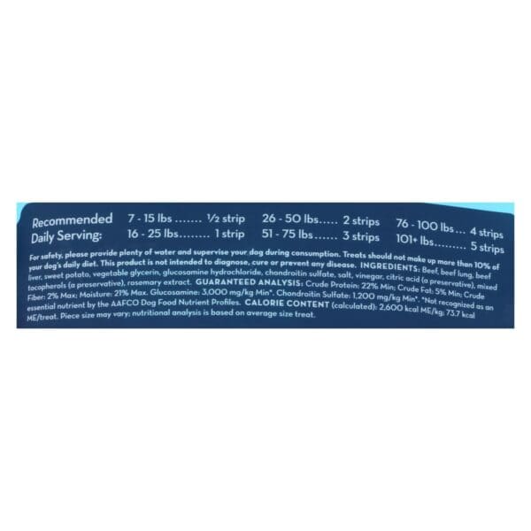 Bixbi - Jerky Hip & Joint Beef - Case of 6-5 OZ - Image 2
