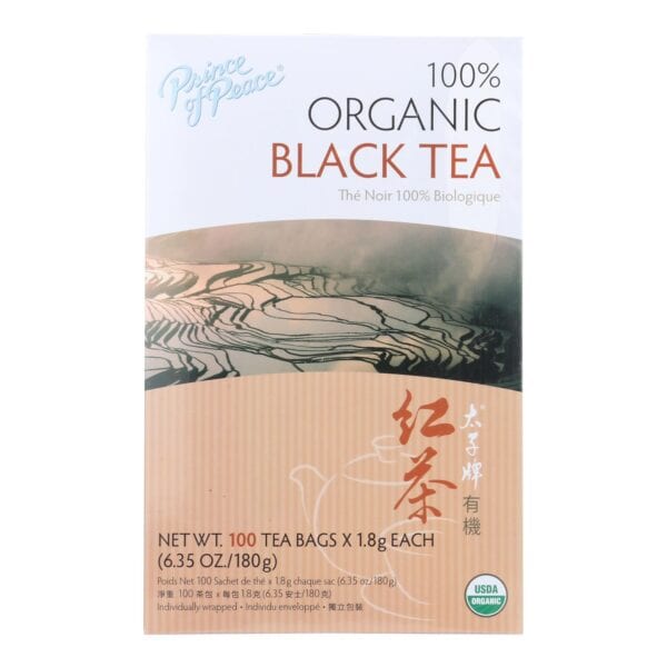 Prince of Peace - Tea Organic Black - 1 Each-100 Bag - Image 3