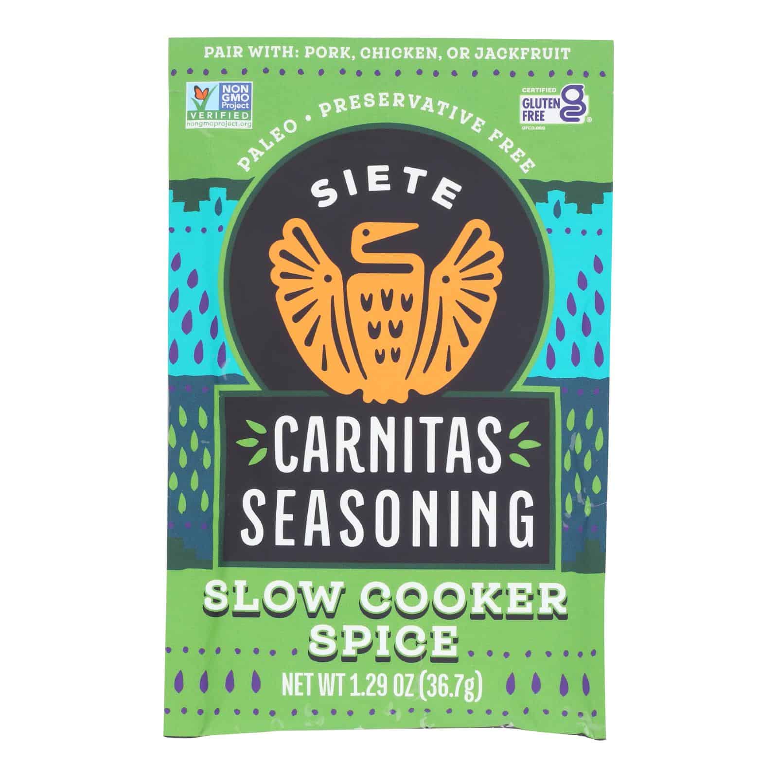 Siete - Seasoning Carnitas - Case of 12-1.29 OZ - Image 2