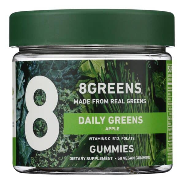 8greens - Gummies Daily Grns Apple - EA of 1-50 CT