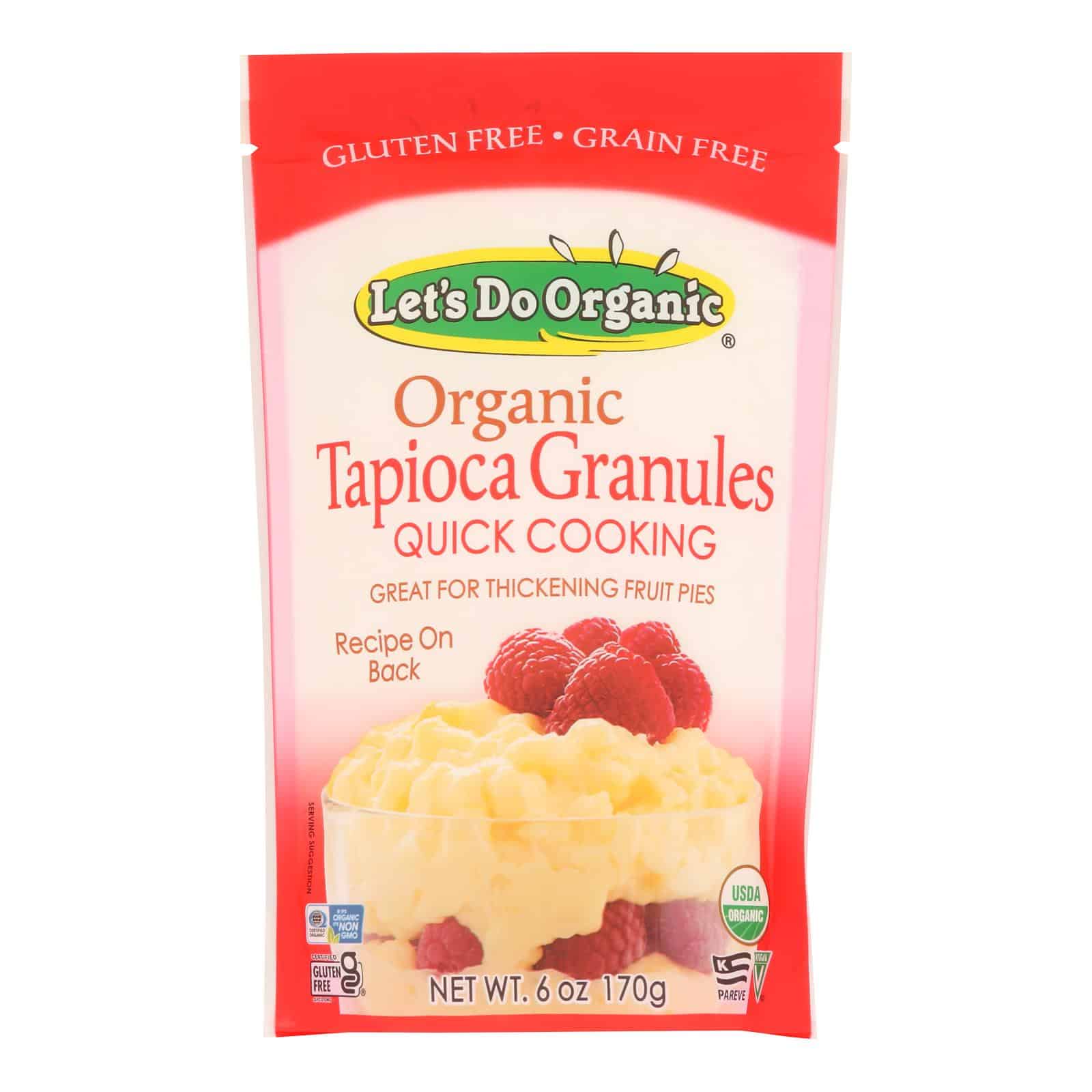 Let's Do Organics Tapioca Granules - Case of 6 - 6 oz. - Image 2