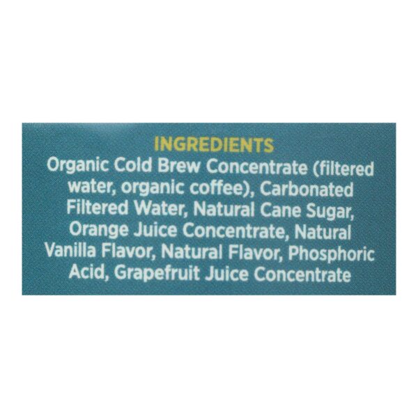Slingshot Coffee Citrus Vanilla Cream Coffee Soda, Citrus Vanilla Cream - Case of 12 - 8 FZ - Image 3