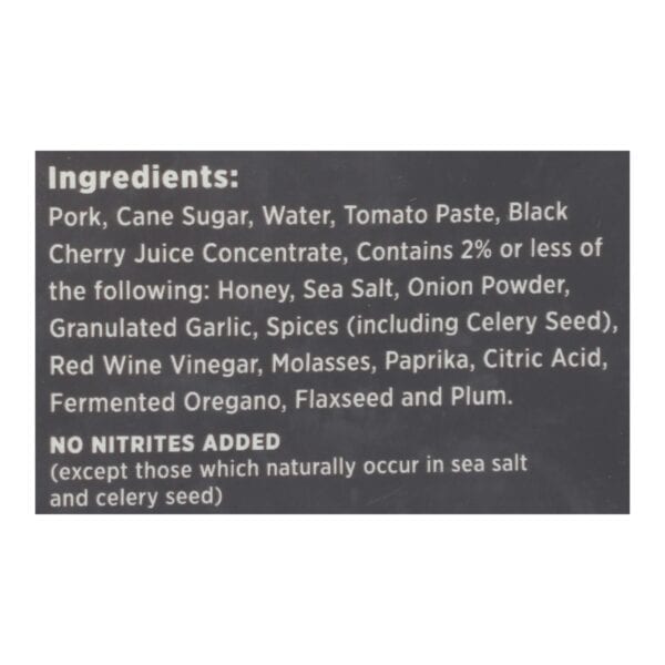 Krave Pork Jerky - Black Cherry Barbeque - Case of 8 - 2.7 oz. - Image 2