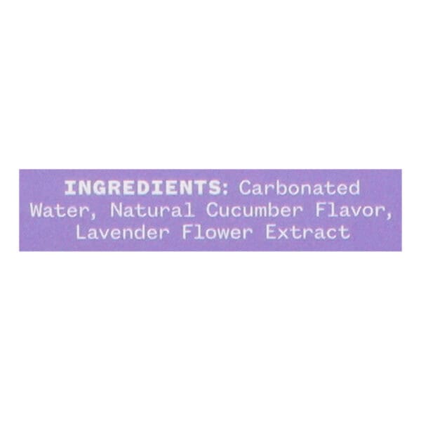 Aura Bora - Spk Water Lavender Cucumber 6 Pack - Case of 4-6/12 FZ