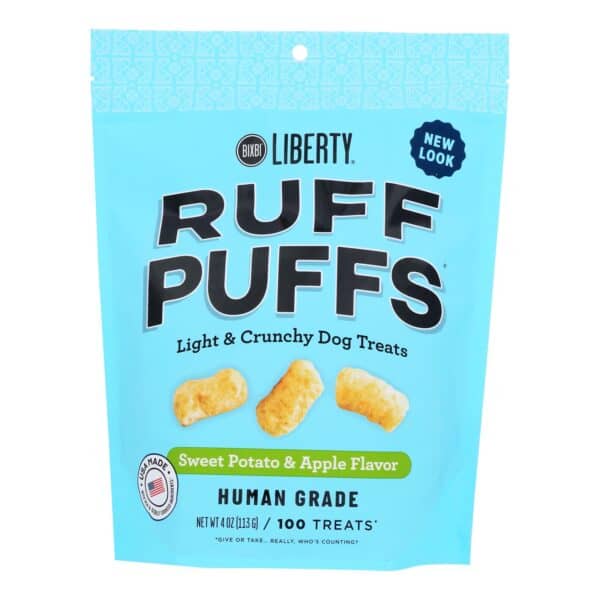 Bixbi - Ruff Puffs Sweet Pot & Ap - Case of 8-4 OZ