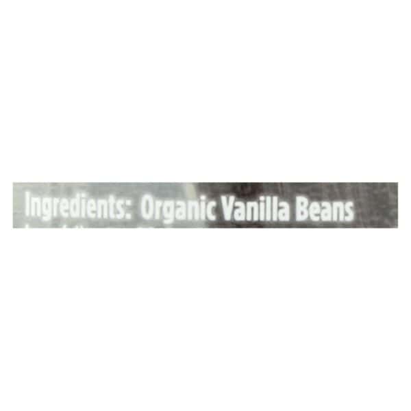Spicely Organics - Organic Vanilla Bean - Case of 3 - 2 Count - Image 2