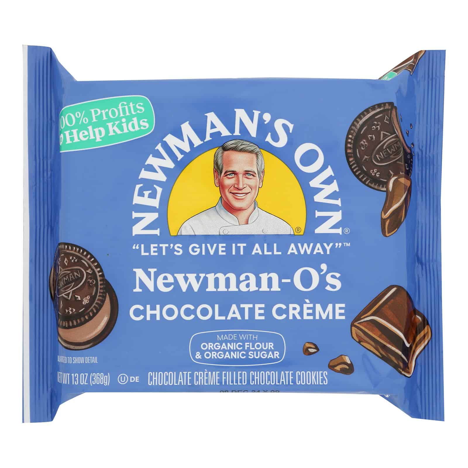 Newman's Own Organics Creme Filled Cookies - Chocolate - Case of 6 - 13 oz. - Image 3
