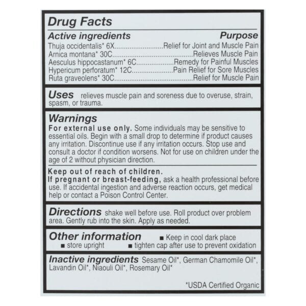 Forces Of Nature - Muscle Pain Management - 1 Each - 4 ML - Image 2