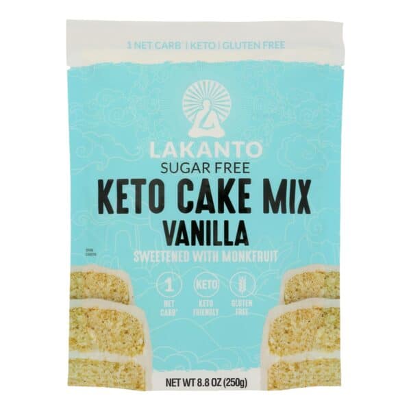 Lakanto - Cake Mix Keto Vanilla - Case of 8-8.8 OZ - Image 2