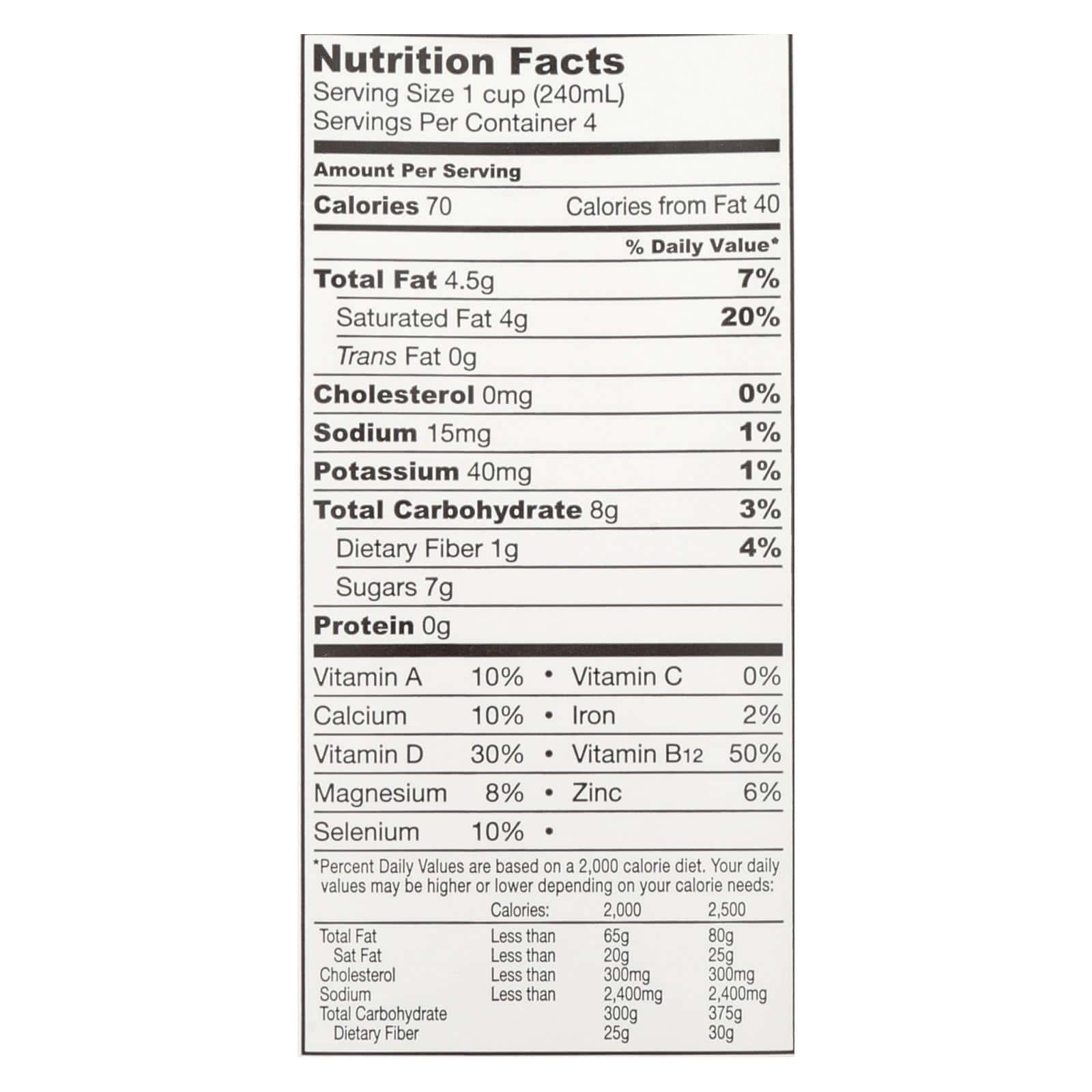 So Delicious Coconut Milk Beverage - Original - Case of 12 - 32 Fl oz. - Image 2