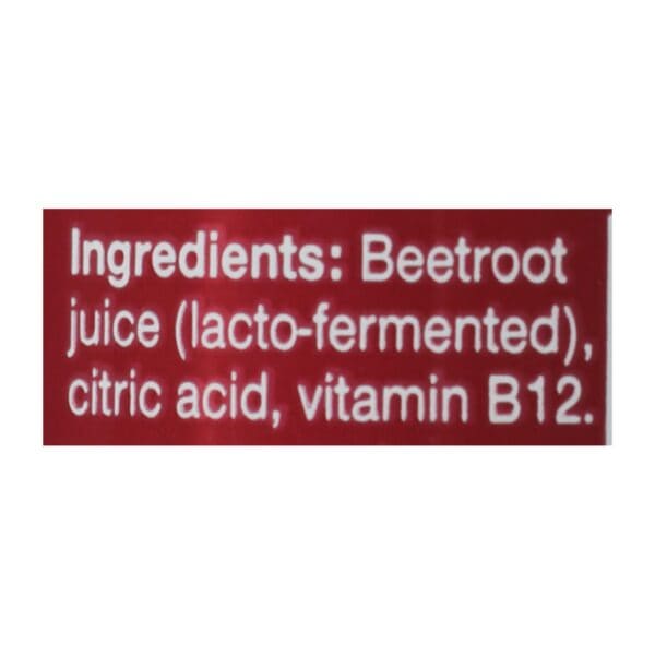 Beet Performer Beet Juice - B12 - Case of 12 - 8.4 FL oz. - Image 3