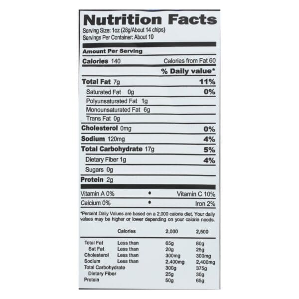 Boulder Canyon Natural Foods - Chips Ktl Cnct Avo S Salt - Case of 12 - 10.00 OZ - Image 3