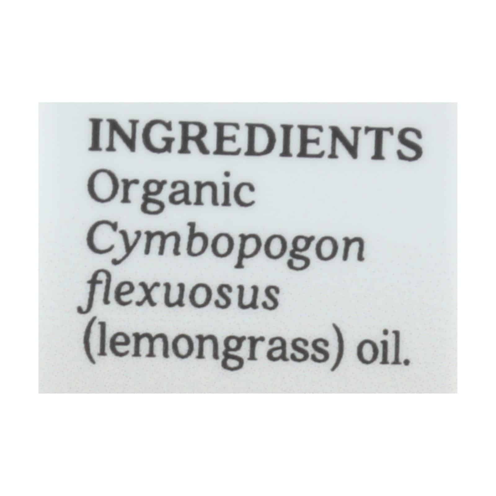 Aura Cacia - Organic Essential Oil - Lemongrass - .25 oz - Image 2