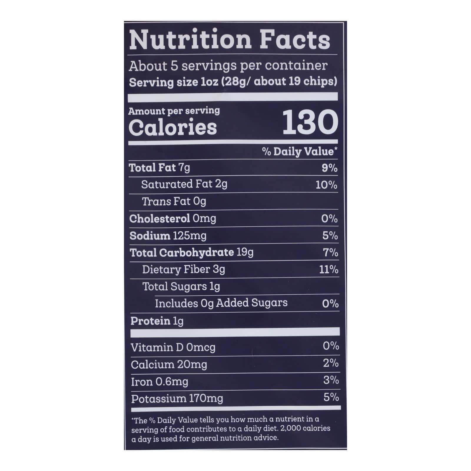 Siete Tortilla Chip - Nacho - Case of 12 - 5 oz - Image 2