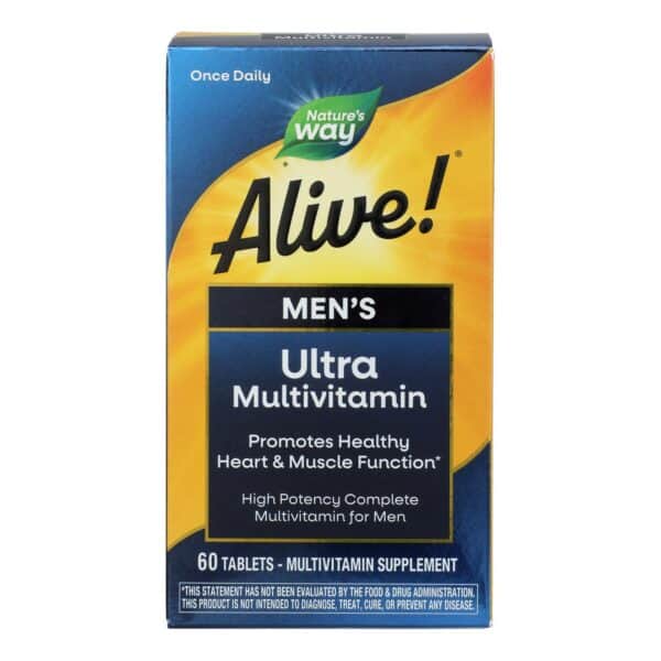 Nature's Way - Alive! Once Daily Men's Multi-Vitamin - 60 Tablets