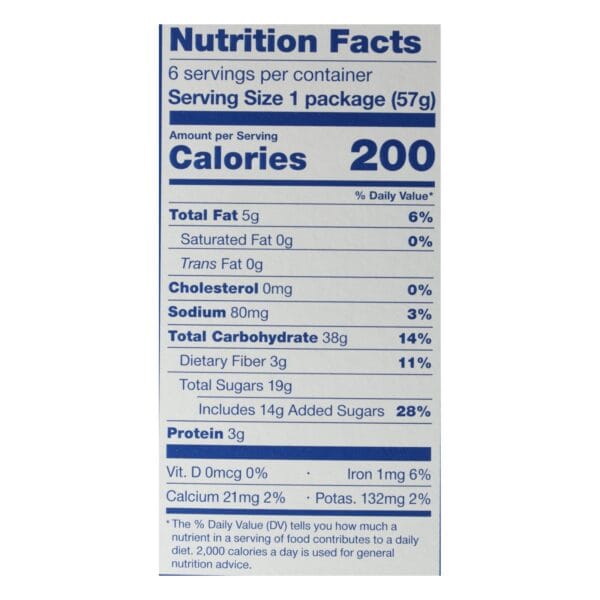 Nature's Bakery Stone Ground Whole Wheat Fig Bar - Blueberry - Case of 6 - 2 oz. - Image 2