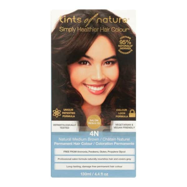 Tints Of Nature 4N Natural Medium Brown Hair Color  - 1 Each - 4.4 FZ - Image 2
