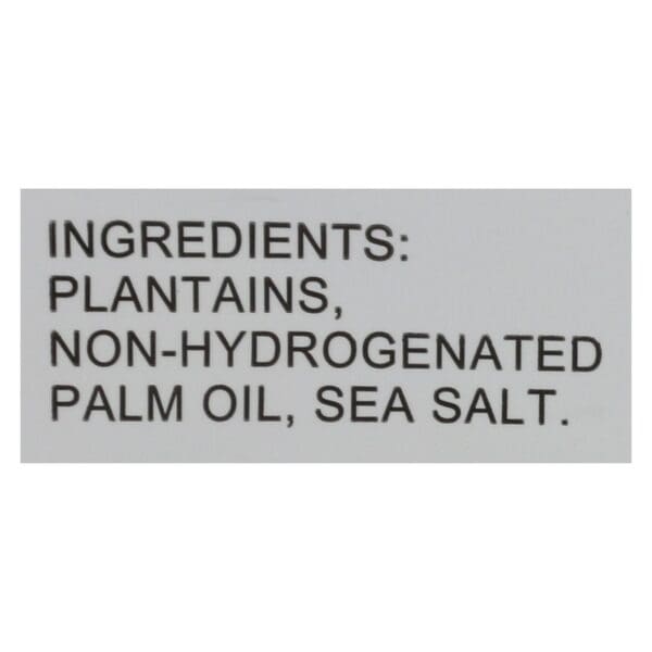 Artisan Tropic Plantain Strips - With Sea Salt - Case of 12 - 4.5 oz.