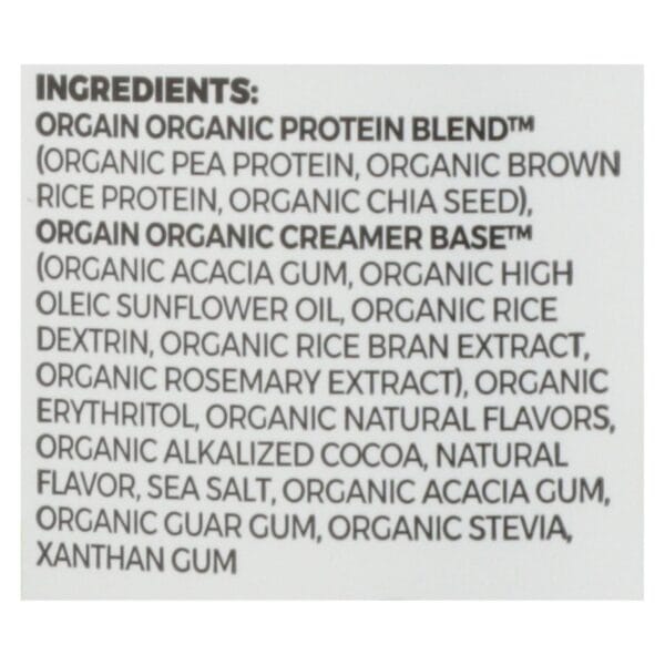 Orgain Organic Protein Powder - Plant Based - Creamy Chocolate Fudge - 2.03 lb - Image 3