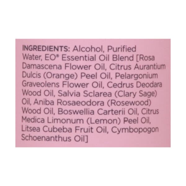 Eo Products - Deodorant Spry Rose Lemon - 1 Each-4 FZ