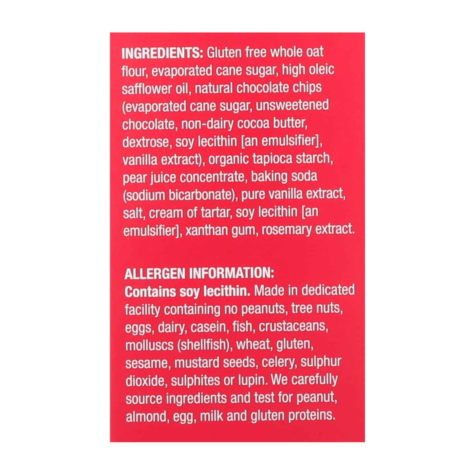 Homefree - Gluten Free Mini Cookies - Chocolate Chip - Case of 6 - 5 oz. - Image 2