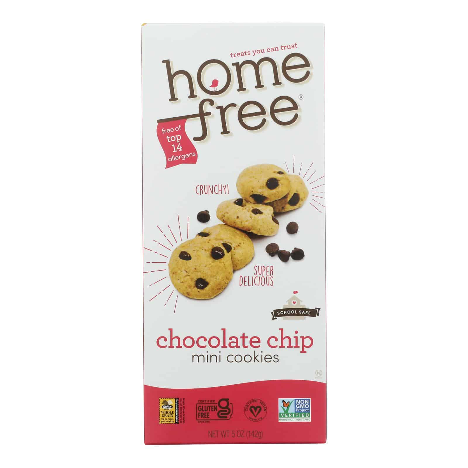Homefree - Gluten Free Mini Cookies - Chocolate Chip - Case of 6 - 5 oz. - Image 3