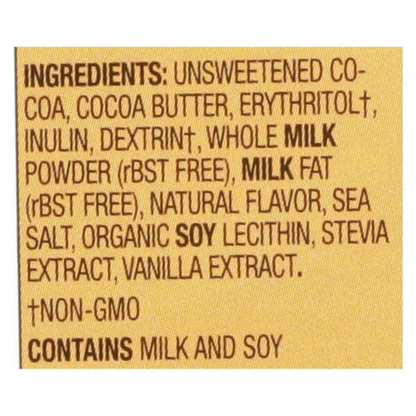 Lily's Sweets Chocolate Bar - Caramelized & Salted - Case of 12 - 2.80 oz. - Image 3