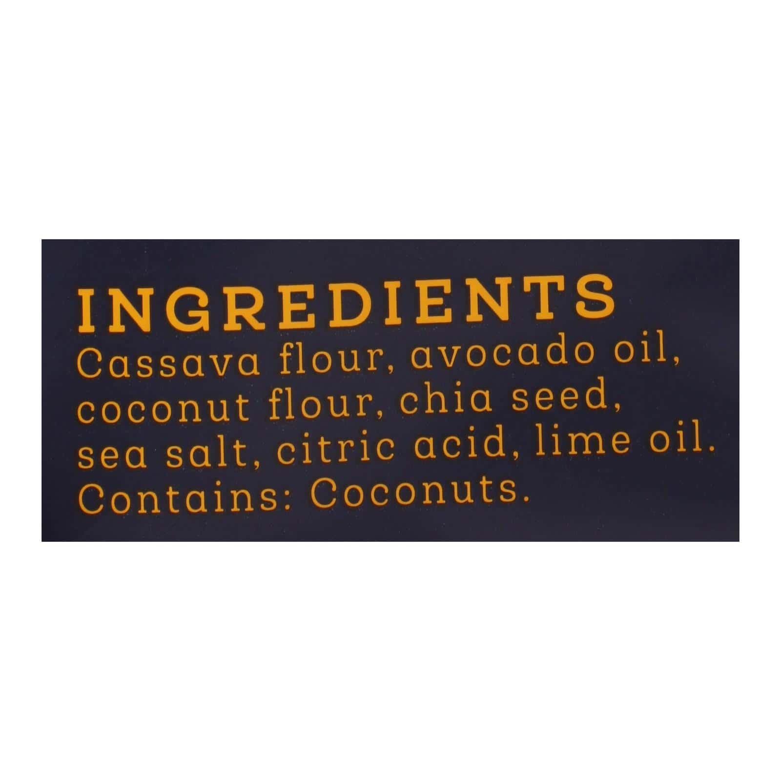 Siete Tortilla Chip - Lime - Case of 12 - 5 oz - Image 2