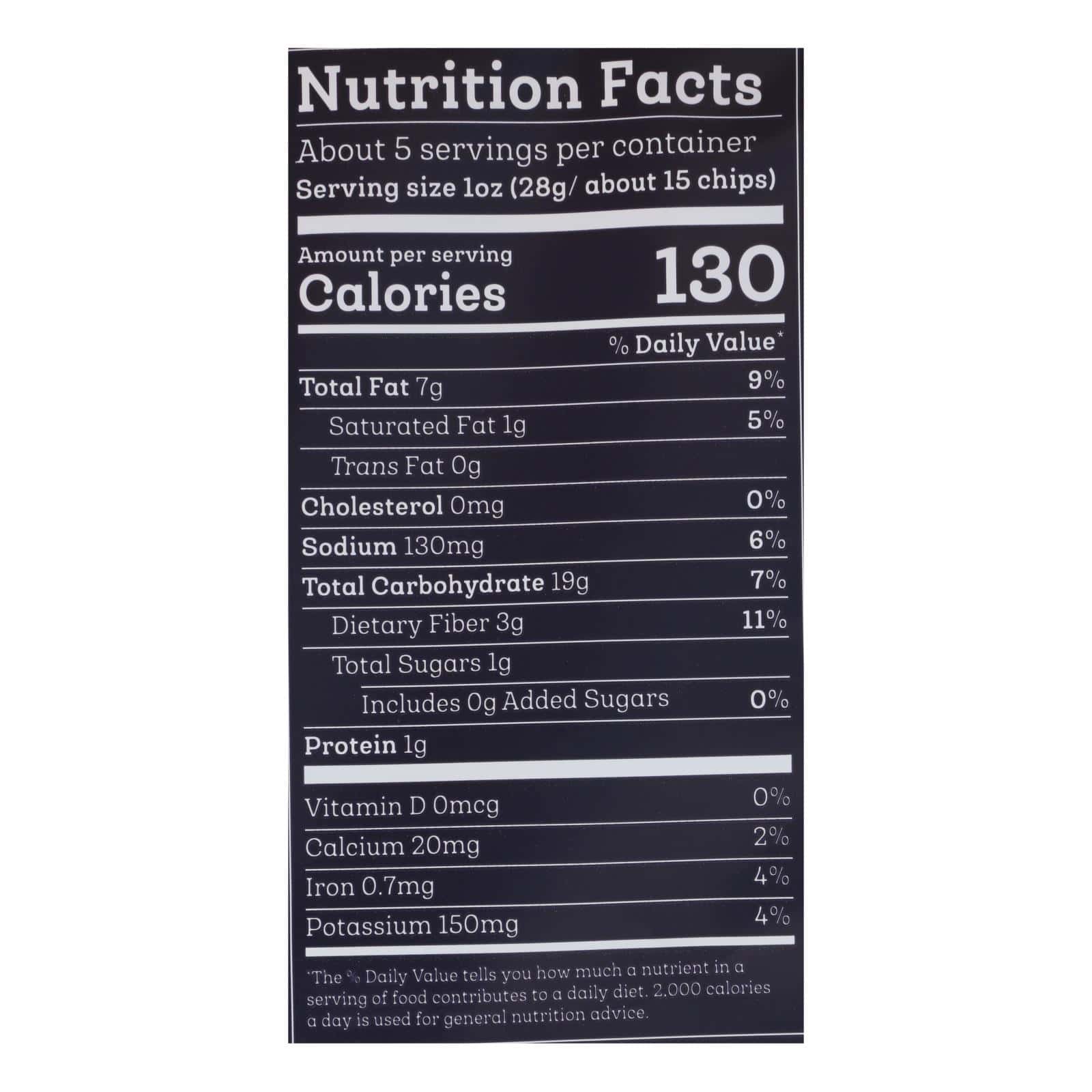 Siete Tortilla Chip - Lime - Case of 12 - 5 oz