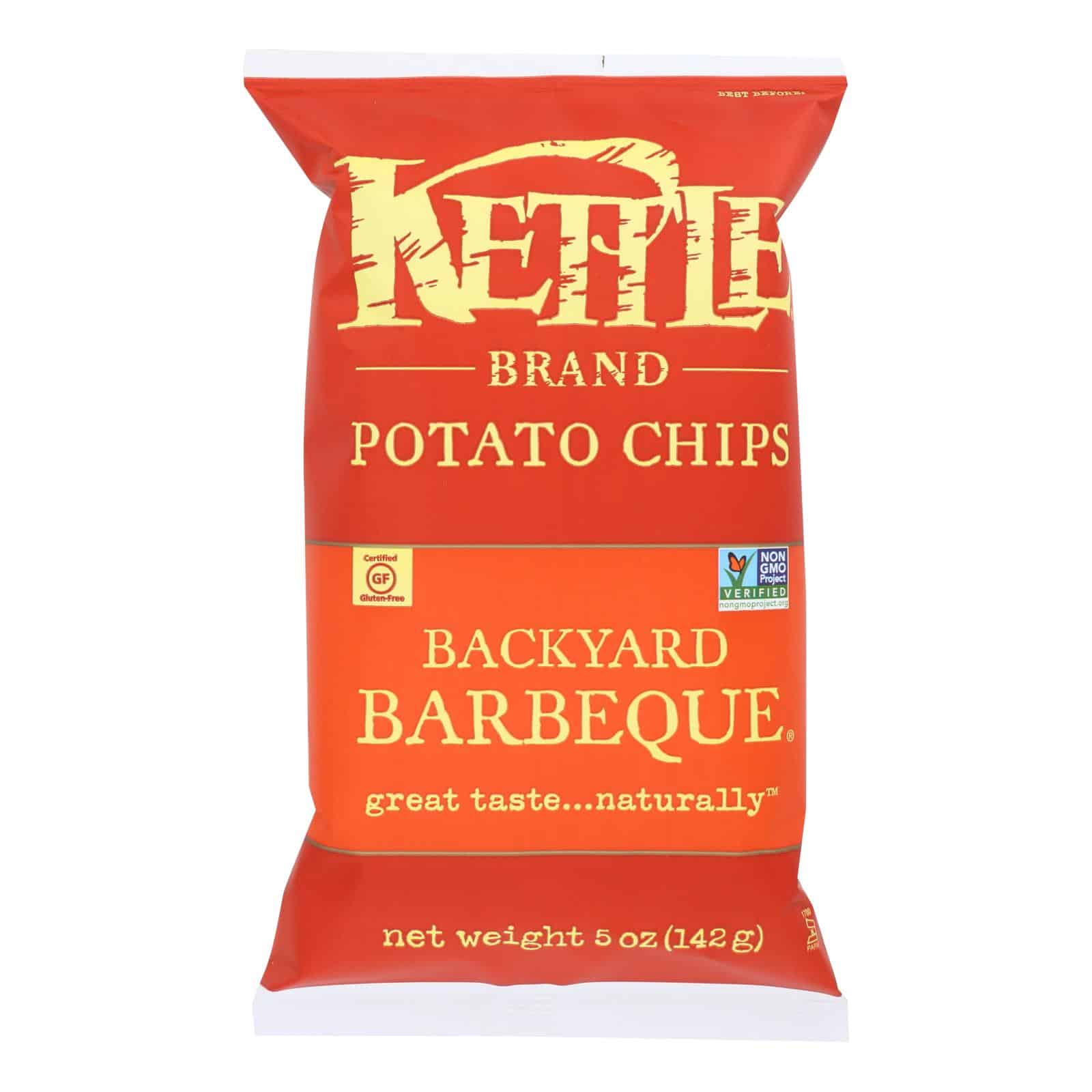 Kettle Brand Potato Chips - Backyard Barbeque - Case of 15 - 5 oz. - Image 2