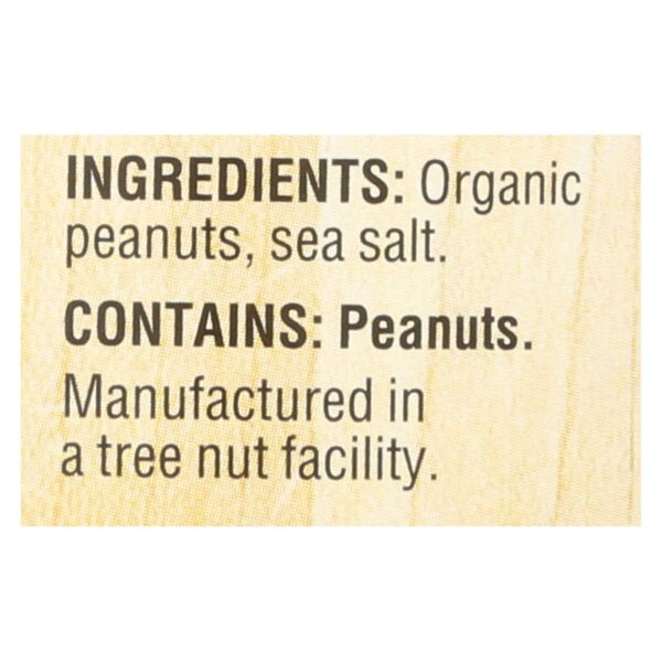 Woodstock Organic Easy Spread Peanut Butter - Smooth - Case of 12 - 18 oz. - Image 2