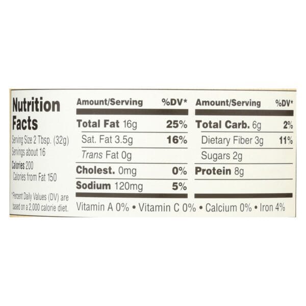 Woodstock Organic Easy Spread Peanut Butter - Smooth - Case of 12 - 18 oz. - Image 3