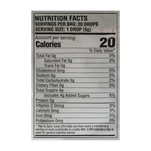 Honees Cough Drops - Extra Large - Menthol - 20 Count - Image 2