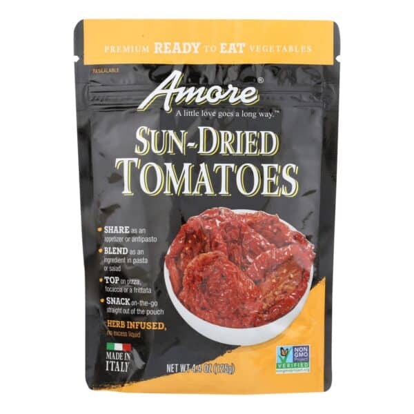 Amore - Sun Dried Tomatoes - Case of 10 - 4.4 OZ - Image 2