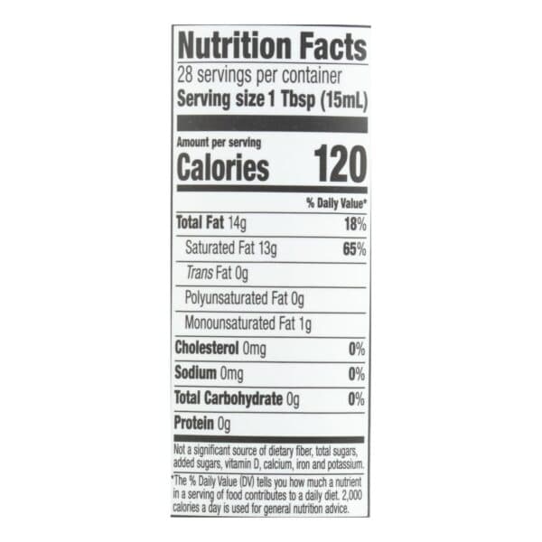 Spectrum Naturals Organic Unrefined Coconut Oil - Case of 12 - 14 Fl oz. - Image 3