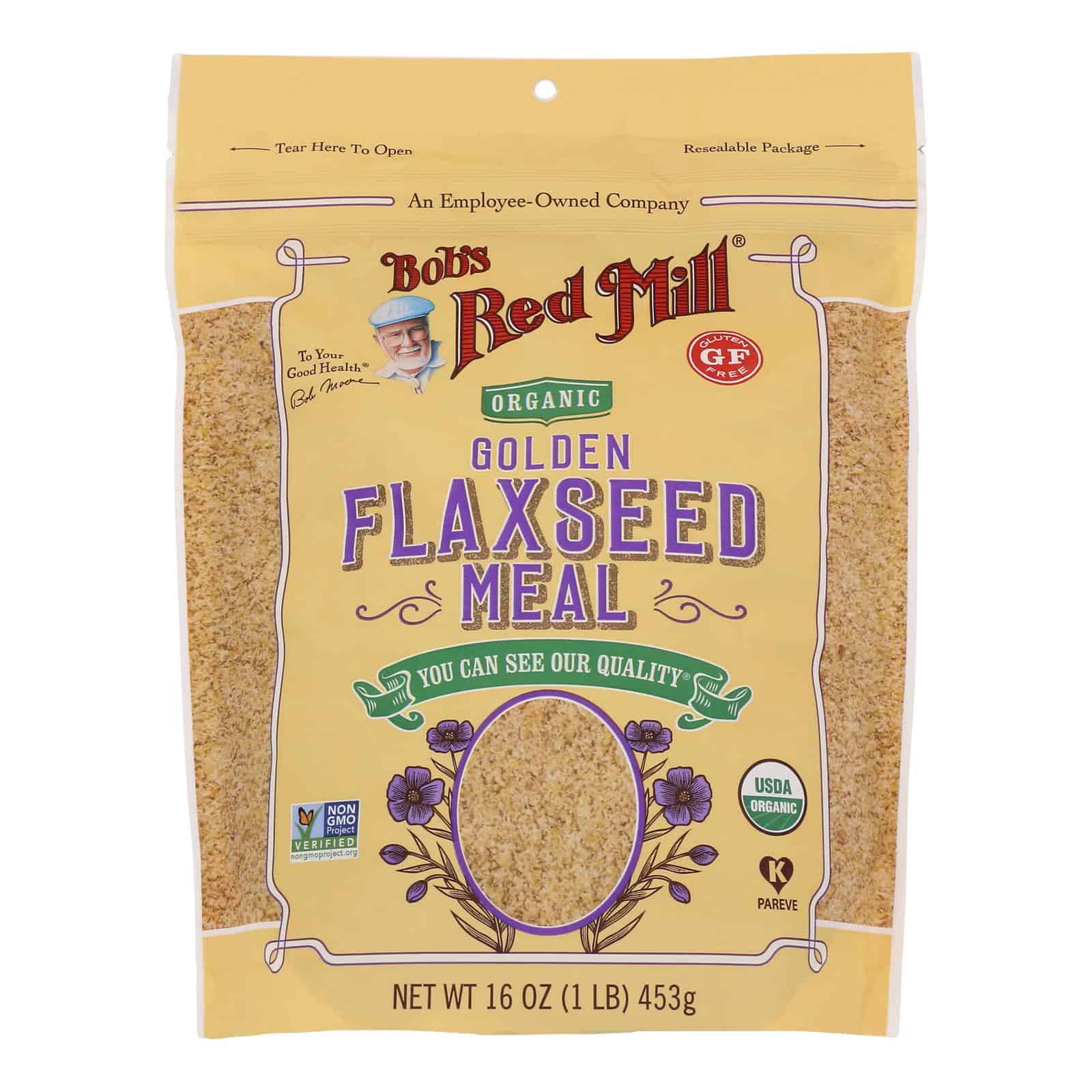 Bob's Red Mill - Organic Flaxseed Meal - Golden - Case of 4 - 16 oz - Image 3