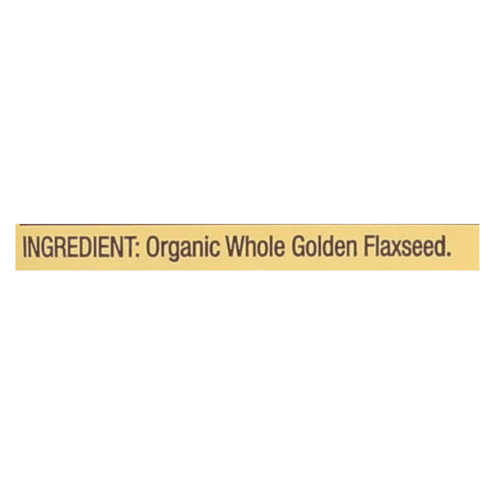 Bob's Red Mill - Organic Flaxseed Meal - Golden - Case of 4 - 16 oz
