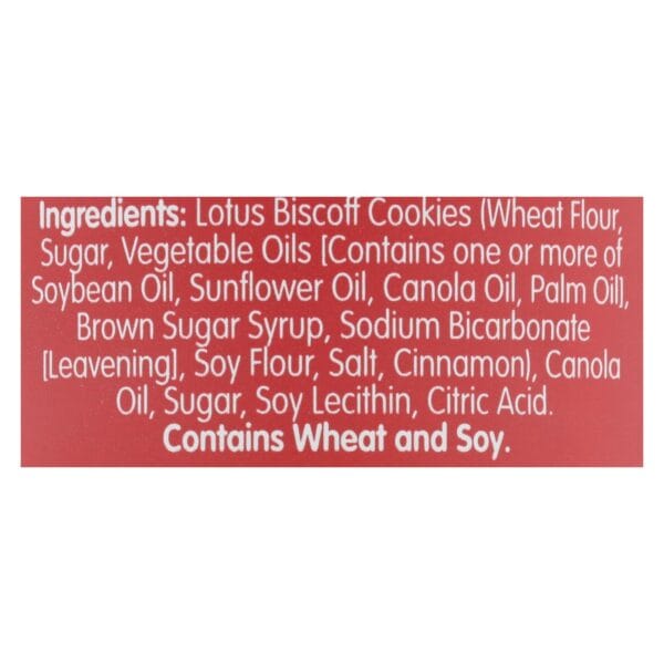 Biscoff Cookie Butter Spread - Peanut Butter Alternative - 13.4 oz - case of 8 - Image 3