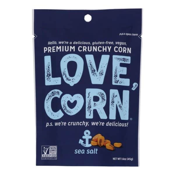 Love Corn - Roasted Corn Sea Salt - Case of 10 - 1.6 OZ - Image 3