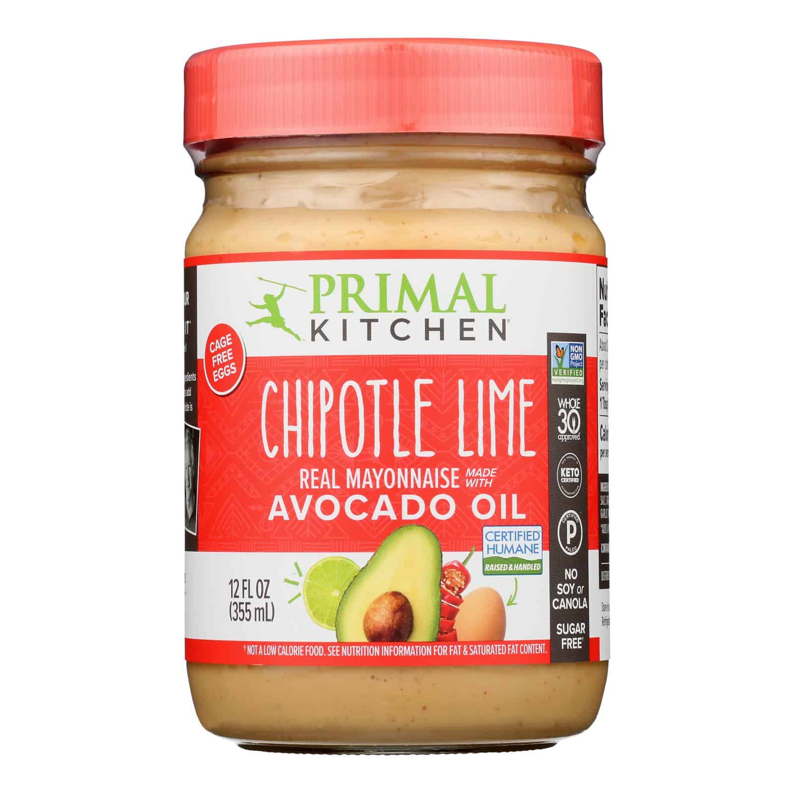 Primal Kitchen Chipotle Lime Mayo - Avocado Oil - Case of 6 - 12 oz. - Image 2