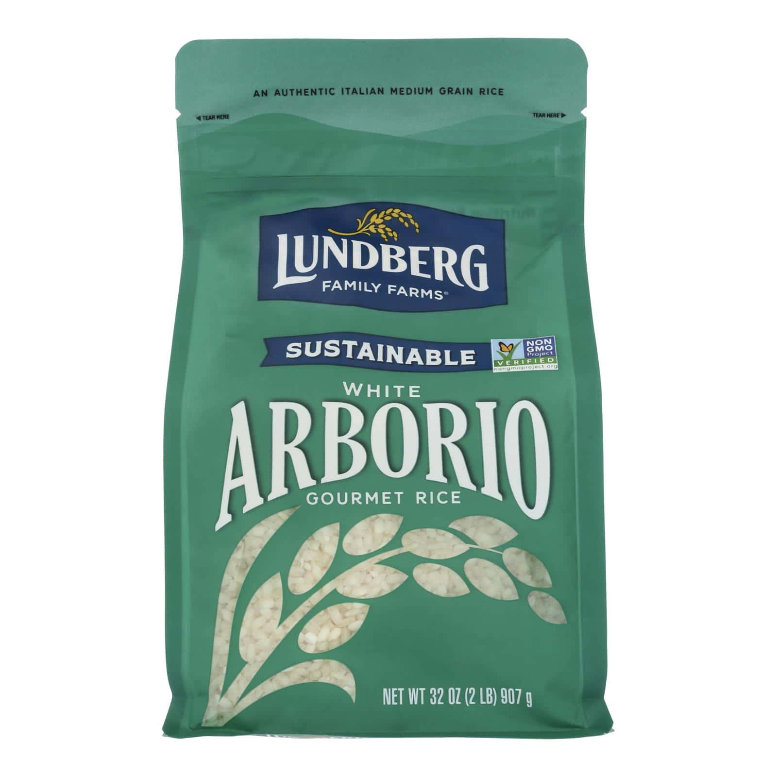 Lundberg Family Farms White Arborio Rice - Case of 6 - 2 lb. - Image 2