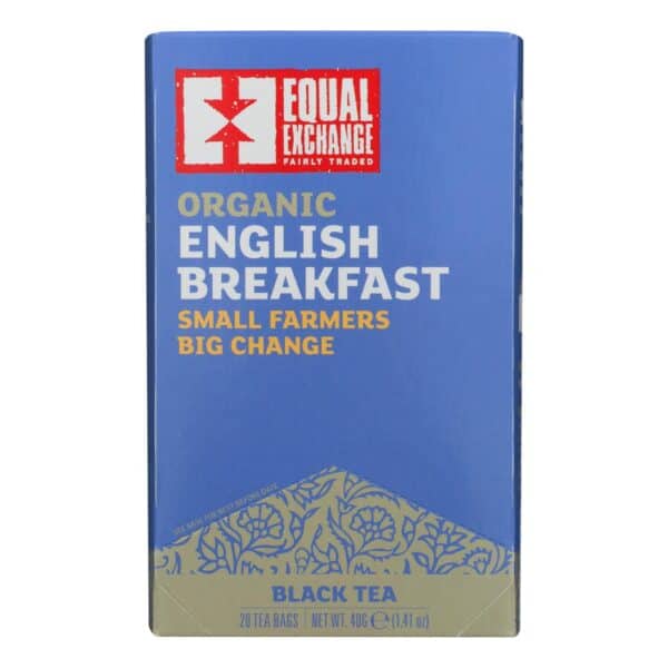 Equal Exchange Organic English Breakfast Tea - English Breakfast Tea - Case of 6 - 20 Bags - Image 2
