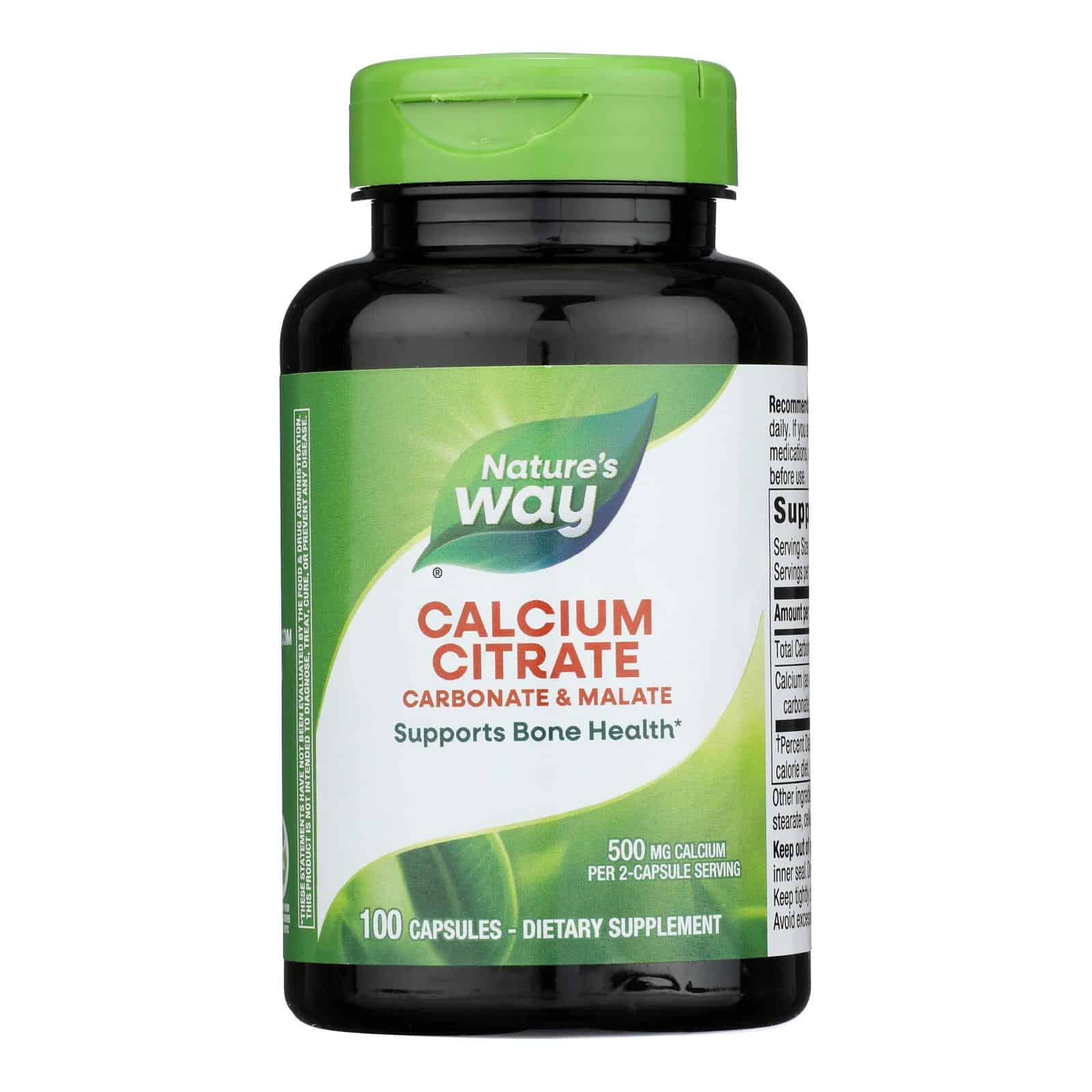 Nature's Way - Calcium Citrate - 500 mg - 100 Capsules - Image 3