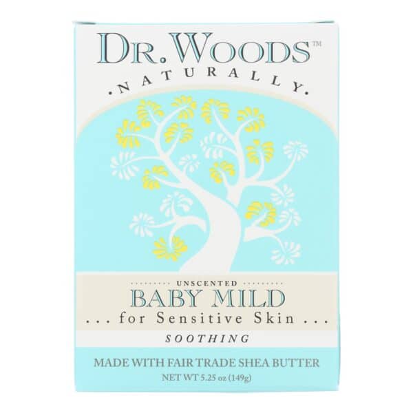 Dr. Woods Bar Soap Baby Mild Unscented - 5.25 oz - Image 2
