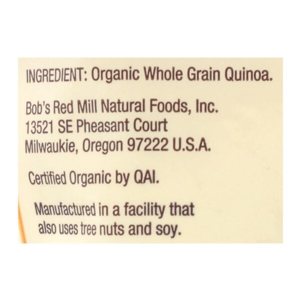 Bob's Red Mill Organic Whole Grain - Case of 4 - 18 OZ - Image 3