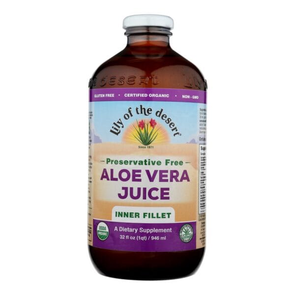 Lily of the Desert - Aloe Vera Juice - Inner Fillet - 32 fl oz - Image 3